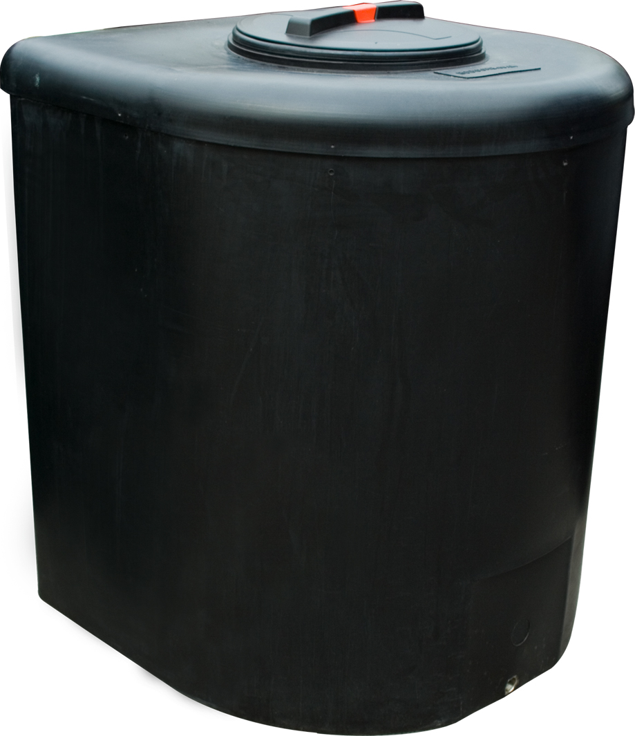 D Shape 1000Litre Water Storage Tank - 219 gallons