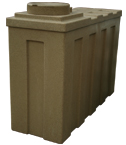 Ecosure Insulated 1100 Litre Water Tank Sandstone - 240 gallons