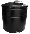 Ecosure Insulated 1340 Litre Water Tank Black
