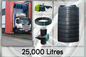 25,000 Litre Commercial Rainwater Harvesting System