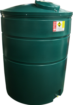 Slimline 3000 Litre Bunded Oil Tank