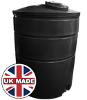 3900 Litre water tank - black - 900 gallons