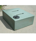 400 Litre Rainwater Tank - Green Marble V2 - 90 gallons