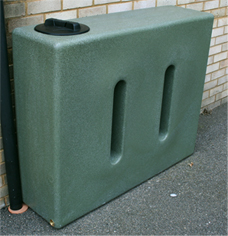 400 Litre Rainwater Tank - Green Marble V1