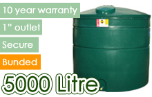 5000 litre bunded oil tank