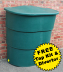 Ecosure Water Butt 700 Litres - Green