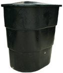 700 litre D Shape Water Tank - 153 gallona