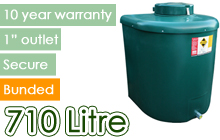 Compact Bunded Oil Tank Ecosure 710