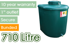 710 litre bunded oil tank