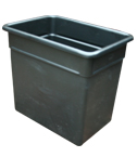 Open Top Water Tank 125 Litres - Black