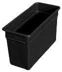 Open Top Water Tank 160 Litres - Black