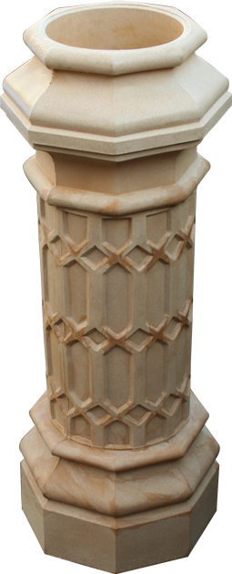 Mediterranean Sandstone Chimney Pot Planters