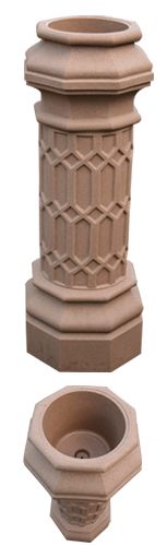 Sandstone Chimney Pot Planters