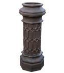 Speckle Millstone Column Garden Planter