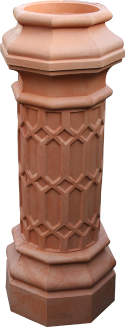 Mediterranean Sandstone Chimney Pot Planters