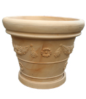 Mediterranean Sandstone Garden Planter Large