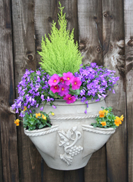 Venetian Wall Planter - Limestone