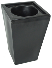 Barrington Black Plant Pot