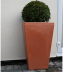 Cambridge Tall Garden Planter - Terracotta