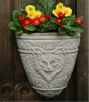 Cat Wall Planter - Limestone