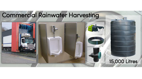 15000 Litre Commercial Rainwater Harvesting System