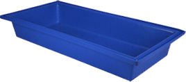 Shallow dog bath - Blue