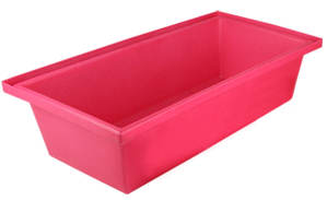 Deep dog bath - pink