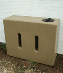 400 Litre Rainwater Tank - Sandstone V1 - 90 gallons