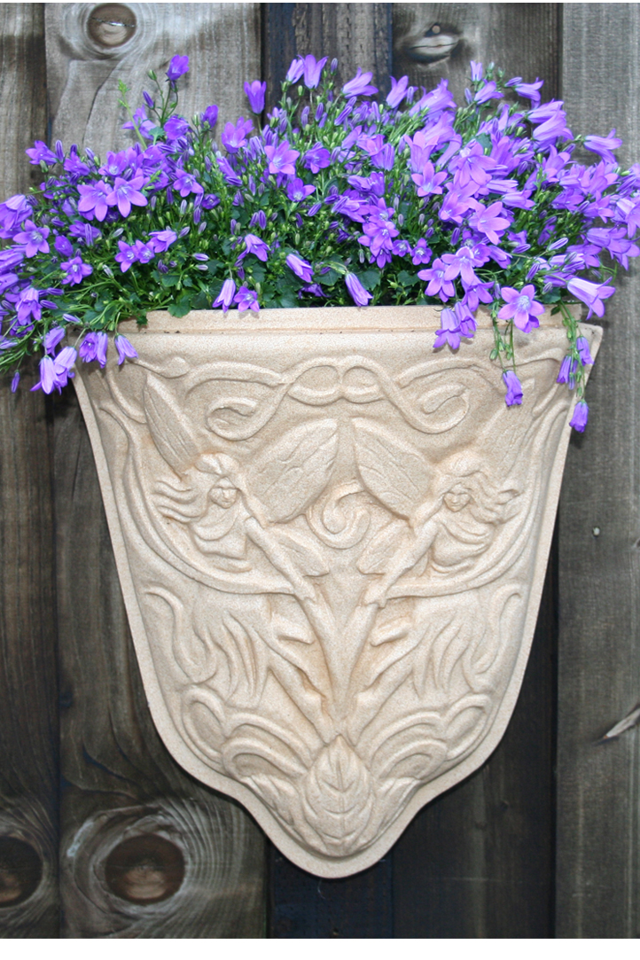 Fairy Wall Planter - Limestone