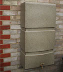 Wall Mounted Water Butt - Sandstone